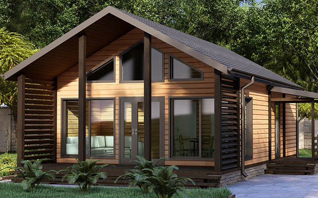 каркасный дом